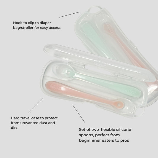 Flexi Spoons + Travel Case snackcup