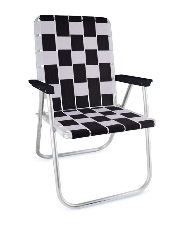 Black & White Classic Chair with Black Arms - The California Beach Co.