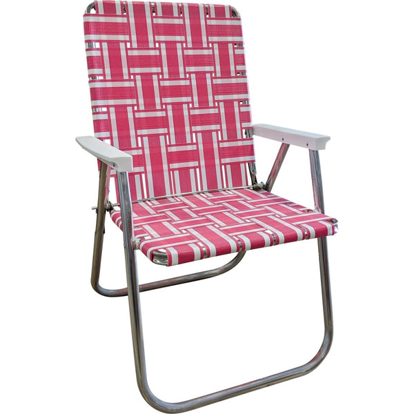 Pink and White Stripe Classic Chair - The California Beach Co.