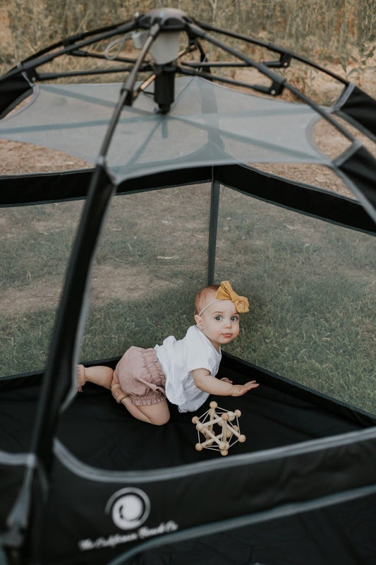Keeping Your Little One Safe in The Pop N Go Playpen - The California Beach Co.