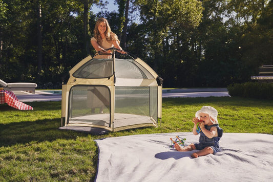 Outdoor Play Ideas for Babies & Toddlers Using the Pop ’N Go®