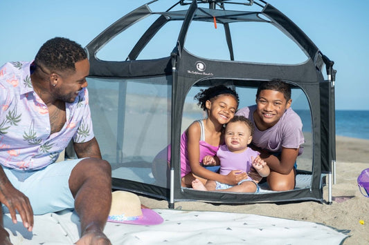 The Pop N’ Go Playpen is Big Enough for Siblings