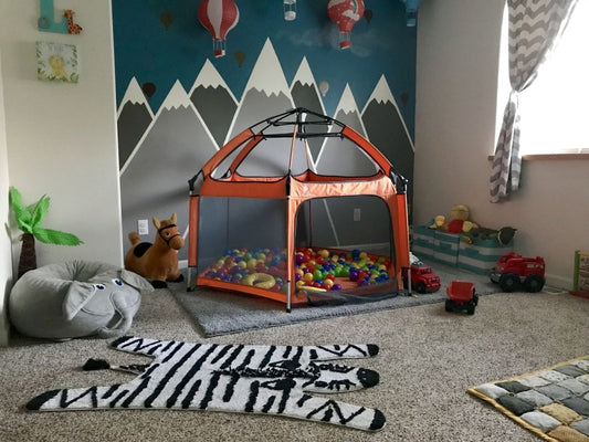 A Playpen for Indoor and Outdoor Use