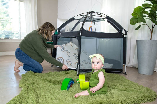 Using Playpens for Sleep Training