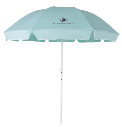  blue beach umbrella 