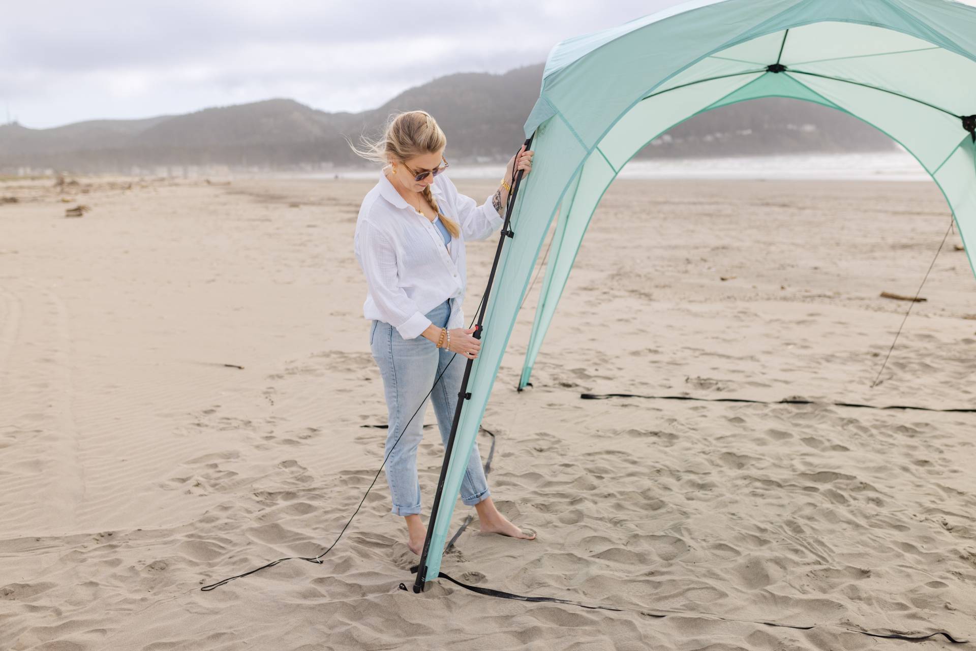 california beach pop up tent Pop 'N Go® Canopy – UPF 50+ Sun Shade