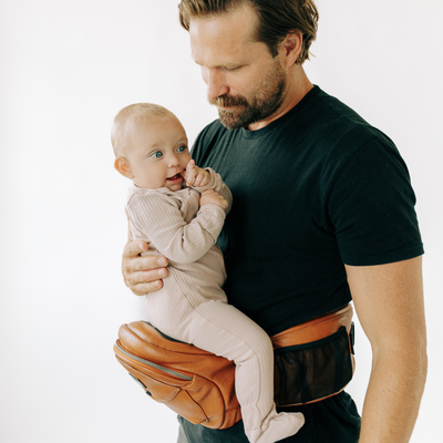 Man holding a baby