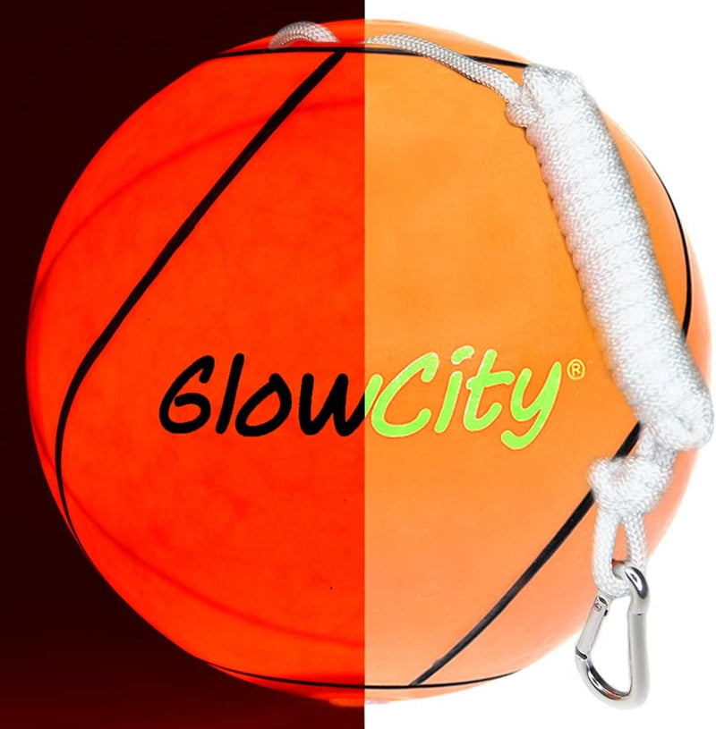 GlowCity LED Light Up Tetherball-Uses Hi Bright LED Light-Better Than Glow in The Dark - The California Beach Co.