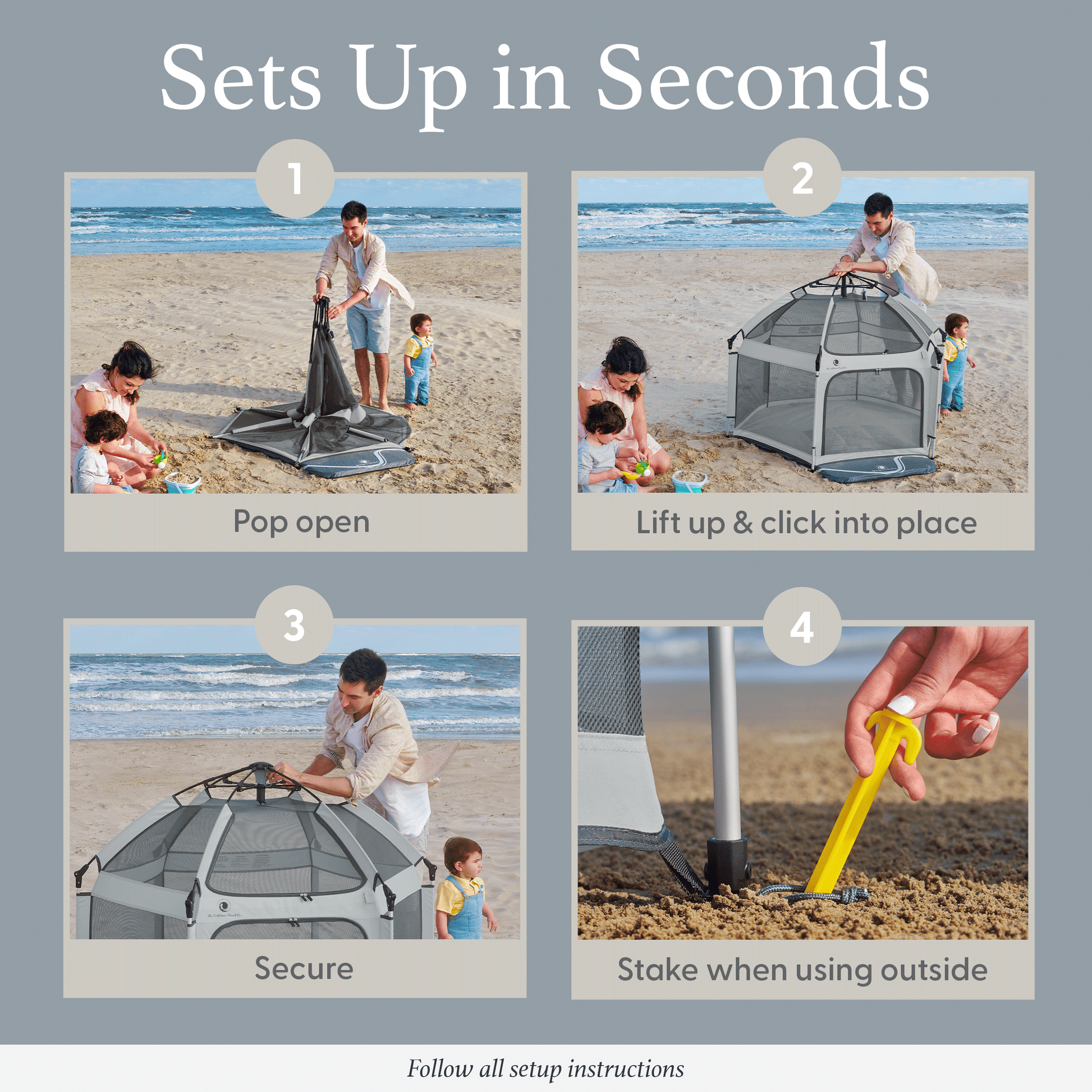 the california beach co tent Pop 'N Go® Playpens & Play Mats