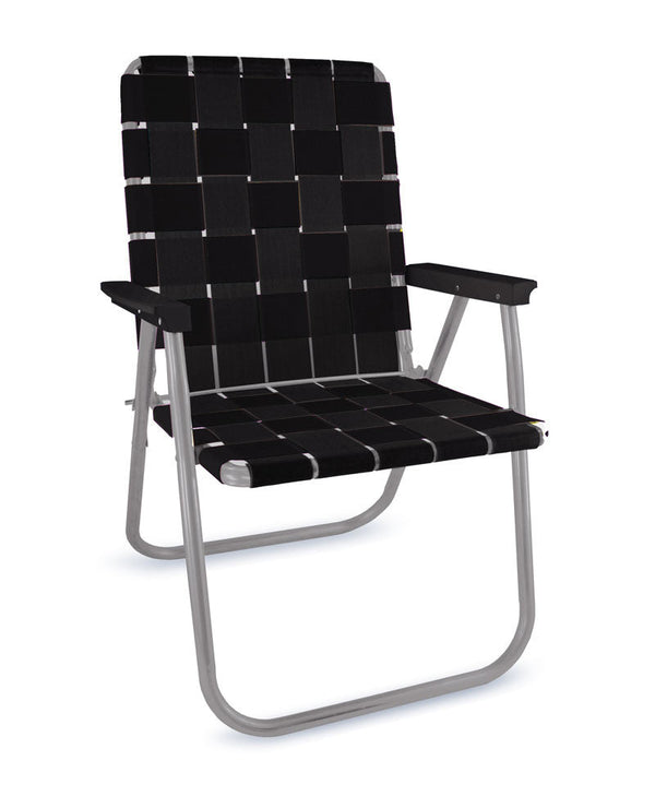 Midnight - Black Classic Lawn Chair - The California Beach Co.