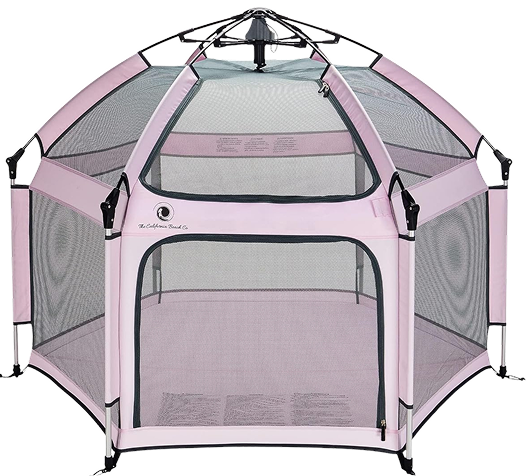 Pink Lavender Pop 'N Go® LUXE Playpen Comfort Bundle