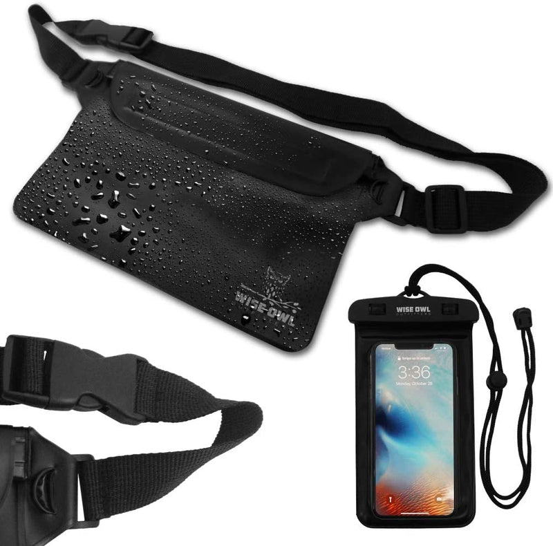 Wise Owl Outfitters Waterproof Fanny Pack and Dry Bag - The California Beach Co.
