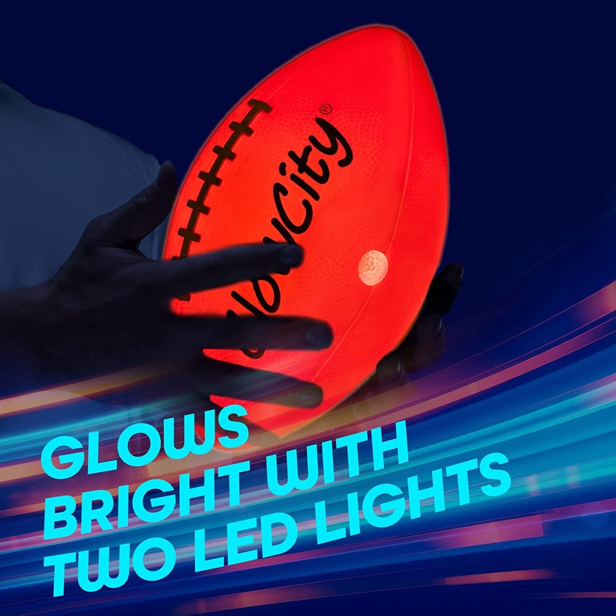 GlowCity Glow in The Dark Football - The California Beach Co.