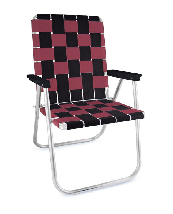Black & Burgundy Classic Chair - The California Beach Co.