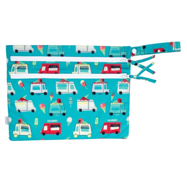 Ice Cream Truck - Waterproof Wet Bag (For mealtime, on-the-go, and more!) - The California Beach Co.