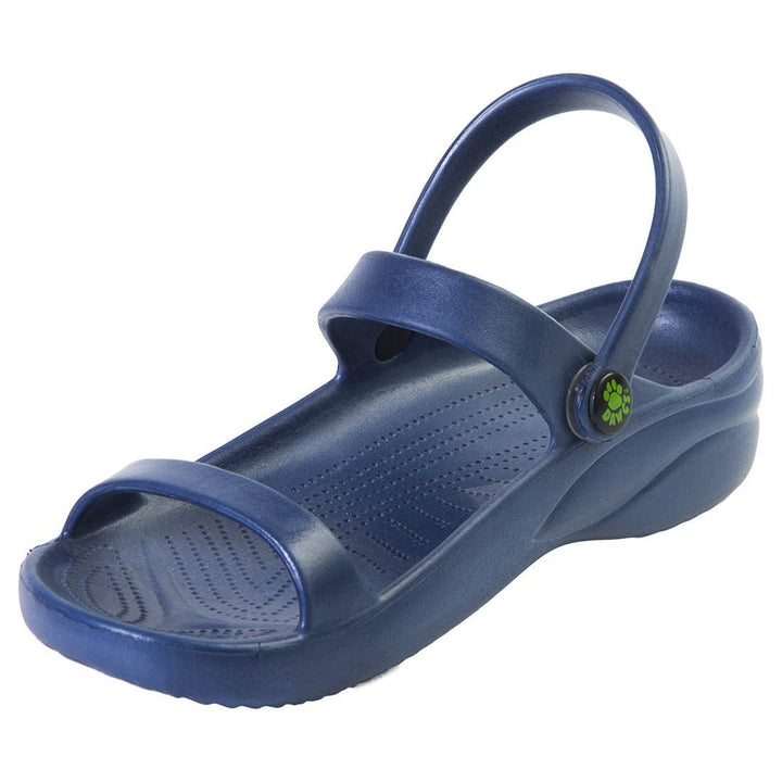 Women's 3-Strap Sandals - Navy - The California Beach Co.