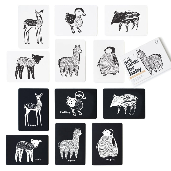 Art Cards for Baby - Baby Animals Collection - The California Beach Co.