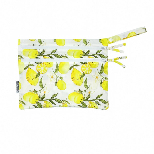 Fresh Lemon - Waterproof Wet Bag (For mealtime, on-the-go, and more!) - The California Beach Co.