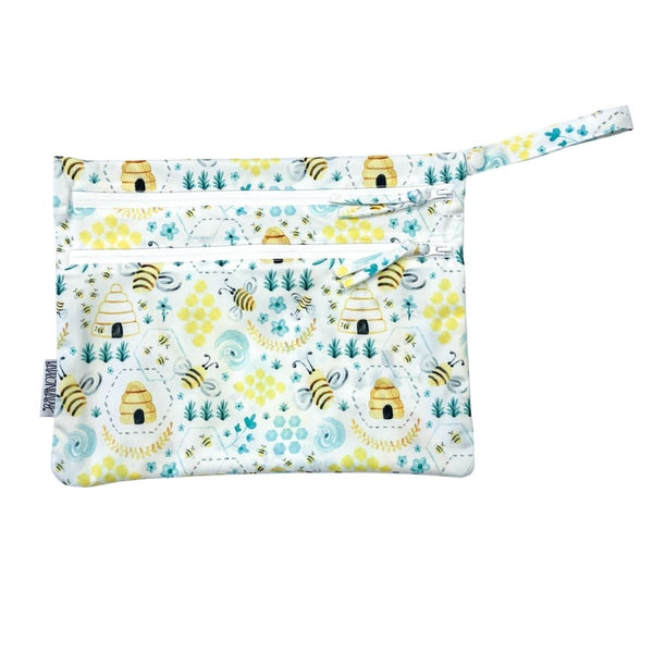 Busy Bees - Waterproof Wet Bag (For mealtime, on-the-go, and more!) - The California Beach Co.