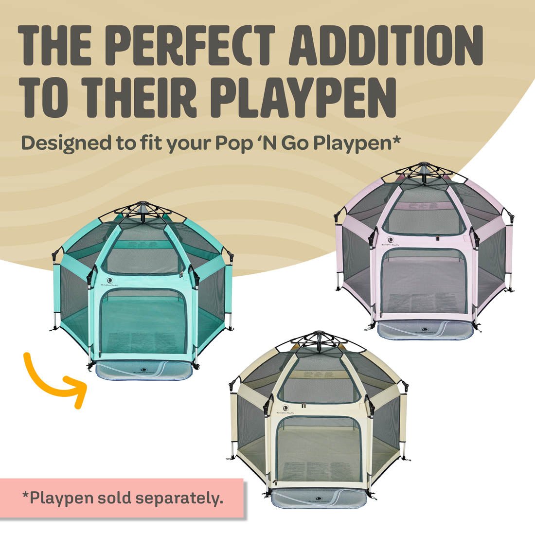 Pop 'n Go Premium Indoor and Outdoor Baby Playpen - Portable, Lightweight, Pop Up Pack - Sweet Mint