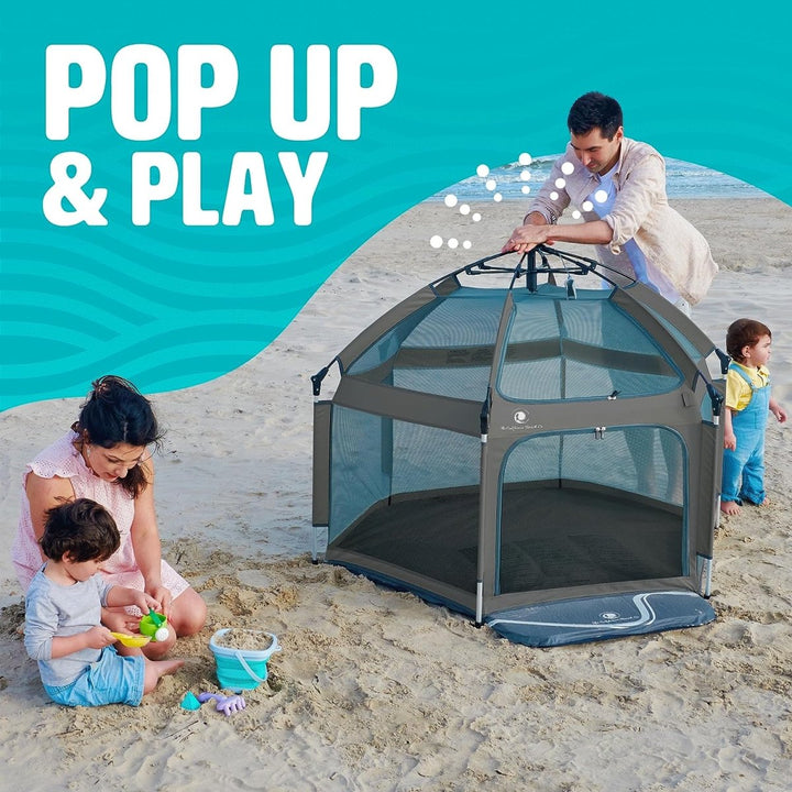 Pop 'N Go™ Playpen + Playmat Pack - The California Beach Co.
